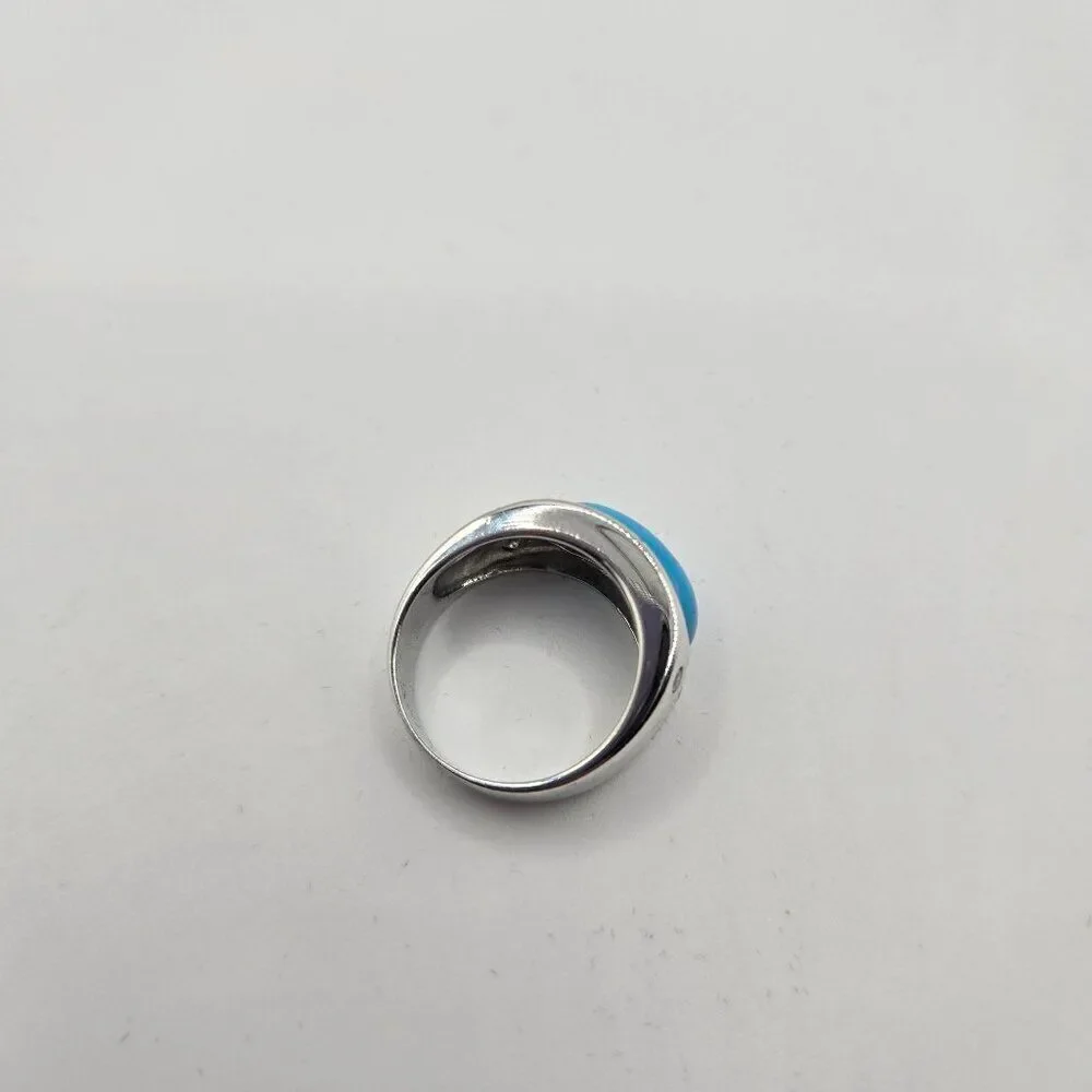 Dee Berkle DBJ Ring Size 7 Sterling Silver 925 Turquoise